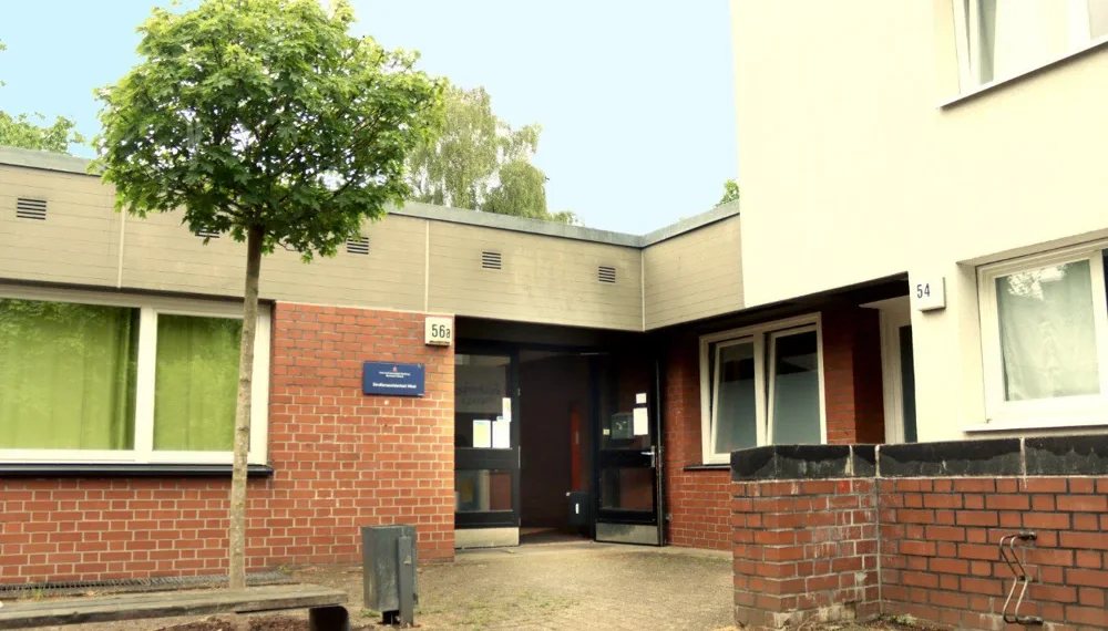 Außenansicht Eingangsbereich Streetworkbüro Lurup